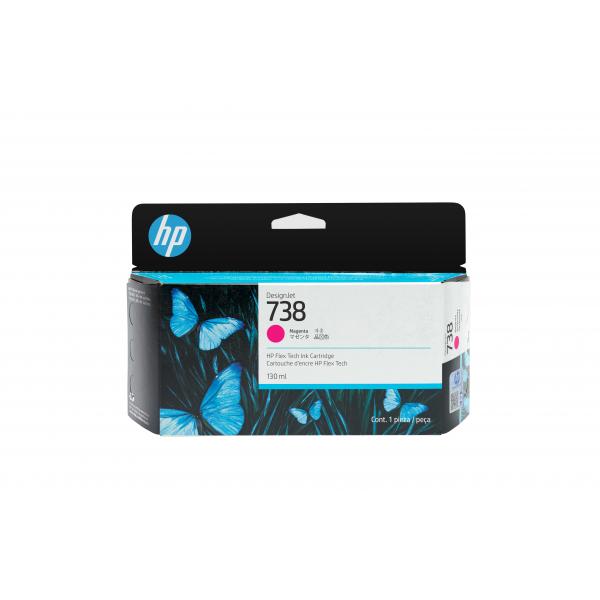 HP Cartuccia di inchiostro magenta DesignJet 738 da 130 ml (HP 738 - magenta - original - DesignJe)Hp0196068358877498N6A