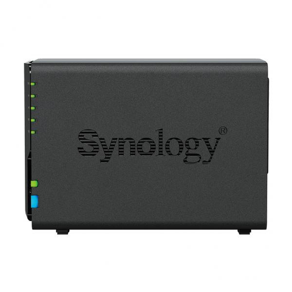 Synology DiskStation DS224+ server NAS e di archiviazione Desktop Intel Celeron J4125 2 GB DDR4 0 TB Nero (SYNOLOGY DISK STATION NAS SERVER,RAID RAID 0, 1, JBOD)SynologyDS224+