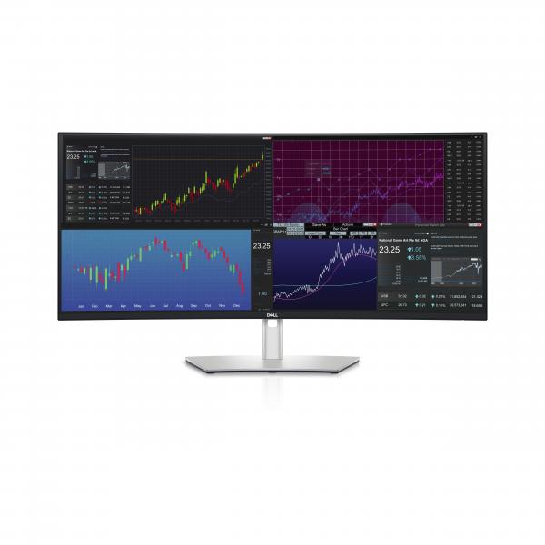 DELL UltraSharp U3824DW Monitor PC 95,2 cm [37.5] 3840 x 1600 Pixel Wide Quad HD+ LCD Nero, Argento (DELL USHARP 38 CURVED USB-C U3824DW)DellDELL-U3824DW
