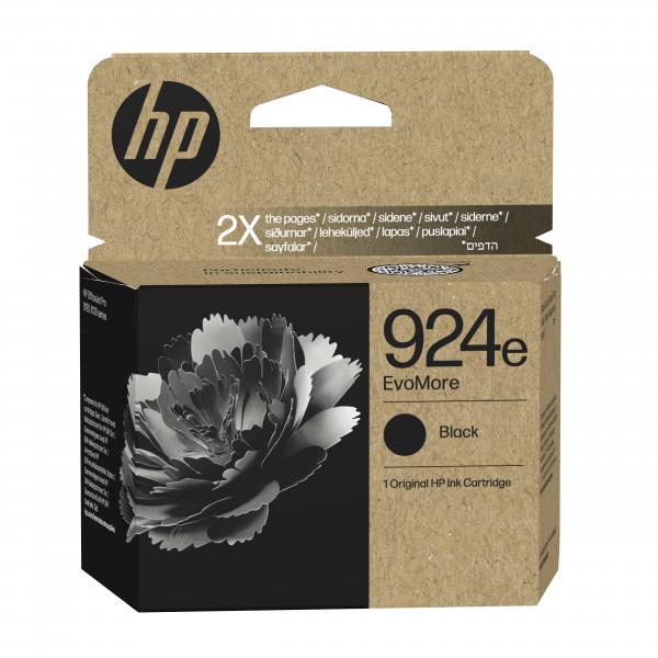 HP Cartuccia di inchiostro nero originale 924e EvoMore (HP 924E EvoMore Ink Cart Blk)Hp4K0V0NE