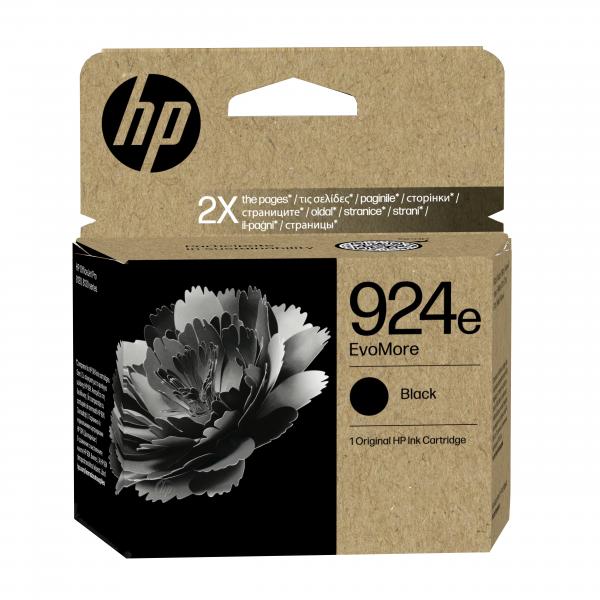 HP Cartuccia di inchiostro nero originale 924e EvoMore (HP 924E EVOMORE BLACK ORIGINAL INK C)Hp4K0V0NE