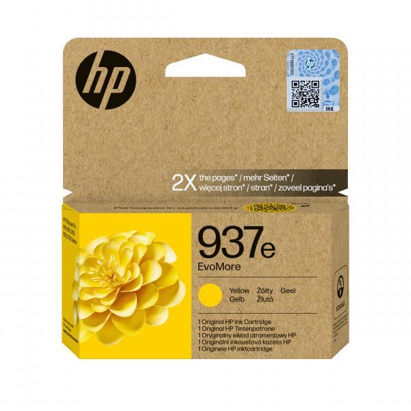 HP Cartuccia di inchiostro giallo originale 937e EvoMore (HP 937E EvoMore Ink Cart Ylw)Hp4S6W8NE