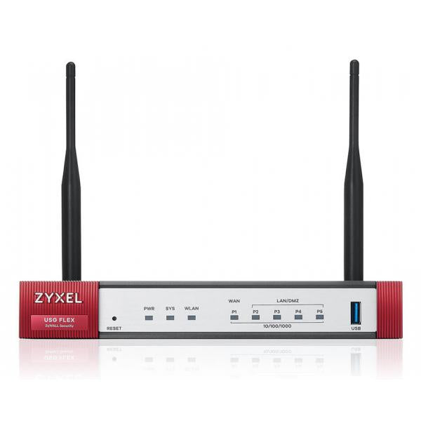 Zyxel USG FLEX 50AX firewall [hardware] 0,35 Gbit/s (Zyxel ZyWALL USG FLEX 50AX - Firewall - 4 porte - 1GbE - Wi-Fi 6 - 2.4 GHz, 5 GHz - gestito da cloud)Zyxel4718937629527USGFLEX50AX-EU0101F