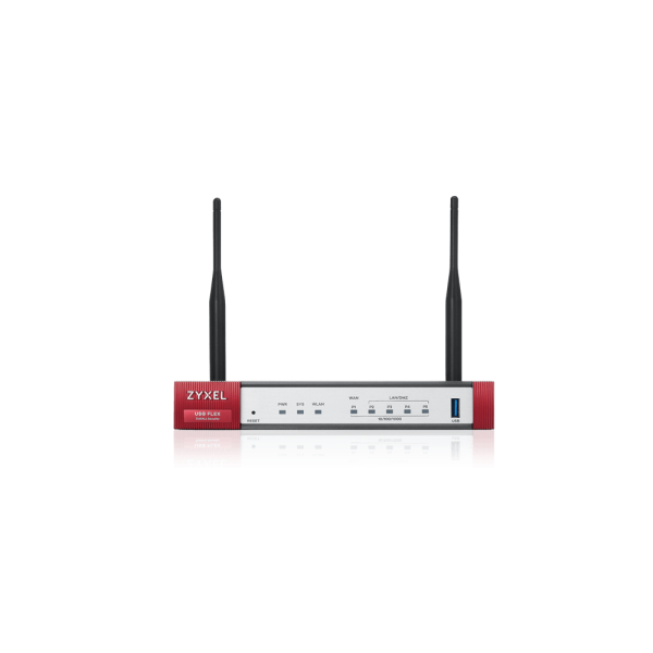 Zyxel USG FLEX 100AX firewall [hardware] 0,9 Gbit/s (Zyxel USG FLEX 100A X 10/100/1000 1*WAN 4*LAN/DMZ ports WiFi 6 AX1800 1*USB [device only])Zyxel4718937629466USGFLEX100AX-EU0101F