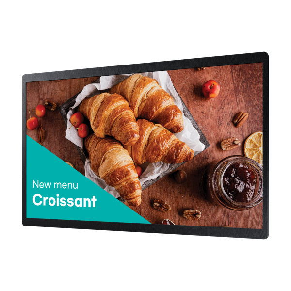 Samsung QB24C Pannello piatto per segnaletica digitale 61 cm [24] LED Wi-Fi 250 cd/m Full HD Nero Processore integrato Tizen 16/7 (Samsung QB24C - 24 Diagonal Class [23.8 viewable] - QBC Series LED-backlit LCD display - digital signage - Tizen OS - 1...