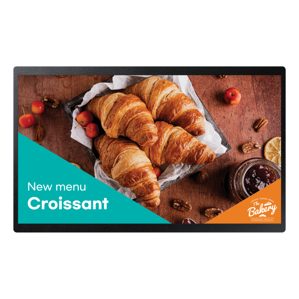 Samsung QB24C Pannello piatto per segnaletica digitale 61 cm [24] LED Wi-Fi 250 cd/m Full HD Nero Processore integrato Tizen 16/7 (Samsung QB24C - 24 Diagonal Class [23.8 viewable] - QBC Series LED-backlit LCD display - digital signage - Tizen OS - 1...