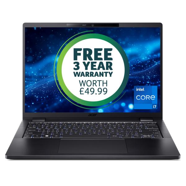 Acer TravelMate P6 TMP614-53-TCO Intel Core i7 i7-1355U Computer portatile 35,6 cm [14] WUXGA 16 GB LPDDR5-SDRAM 512 GB SSD Wi-Fi 6E [802.11ax] Windows 11 Pro Nero (TMP614-53 I7-1355U 16GB/512GB W11P) - Versione UKAcer4711121715983NX.B0AEK.002