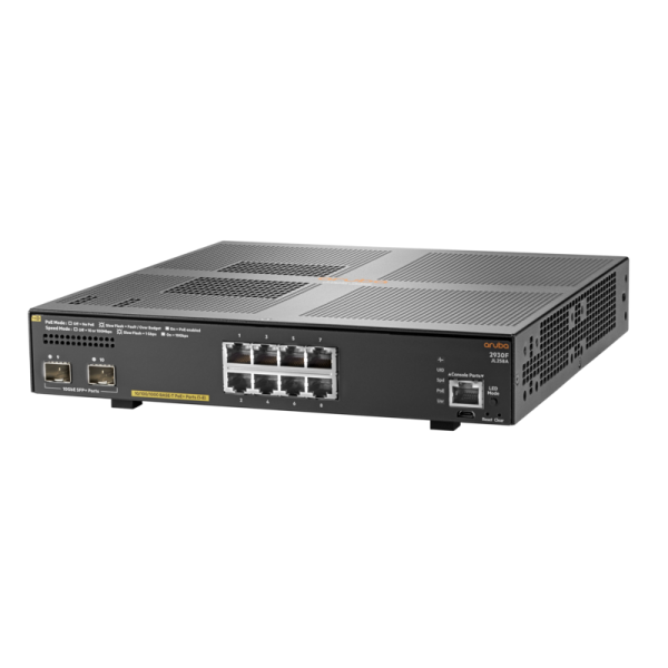 HPE Aruba Networking Aruba 2930F 8G PoE+ 2SFP+ Gestito L3 Gigabit Ethernet [10/100/1000] Supporto Power over Ethernet [PoE] 1U Grigio (ARUBA 2930F 8G POE+ 2SFP - + SWCH)HpeJL258A