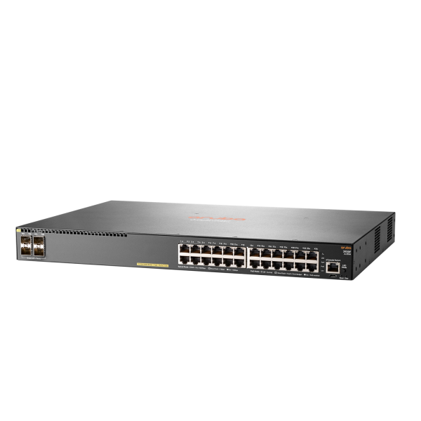 HPE Aruba Networking Aruba 2930F 24G PoE+ 4SFP+ Gestito L3 Gigabit Ethernet [10/100/1000] Supporto Power over Ethernet [PoE] 1U Grigio (ARUBA 2930F 24G POE+ 4SFP+ - **New Retail** - SWITCH - Warranty: 12M)HpeJL255A