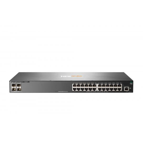 HPE Aruba Networking 2930F 24G 4SFP+ Gestito L3 Gigabit Ethernet [10/100/1000] 1U Grigio (HPE Aruba 2930F 24G 4SFP+ Switch)HpeJL253A