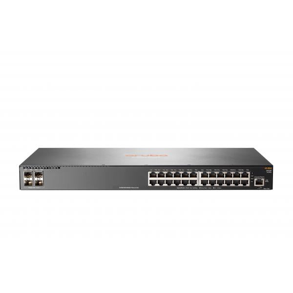 HPE Aruba 2930F 24G 4SFP+ Gestito L3 Gigabit Ethernet [10/100/1000] 1U (HP Switch 2930F-24G 24xGBit/4xSFP+ JL253A)HpeJL253A