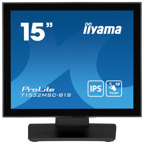 Iiyama ProLite T1532MSC-B1S Monitor PC 38,1 cm [15] 1024 x 768 Pixel XGA LCD Touch screen Nero (iiyama ProLite T1532MSC-B1S computer monitor 38.1 cm [15'])Iiyama4948570122097T1532MSC-B1S