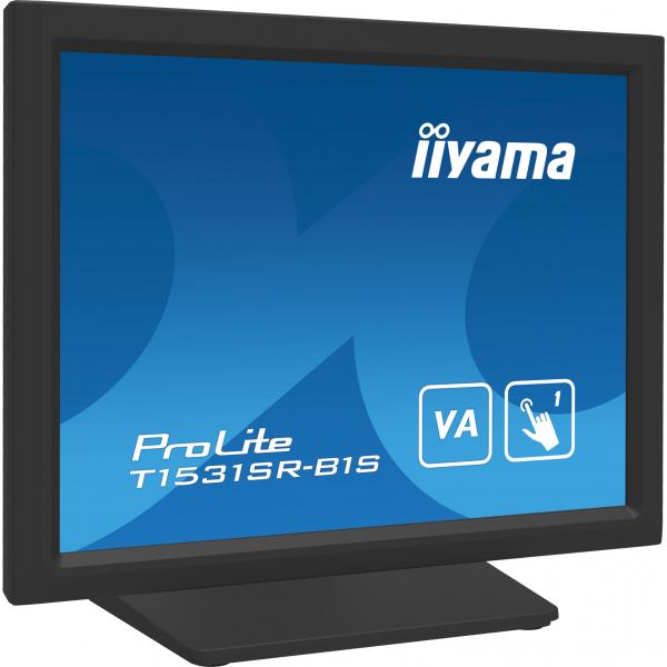 Iiyama T1531SR-B1S Monitor PC 38,1 cm [15] 1024 x 768 Pixel XGA LCD Touch screen Nero (iiyama T1531SR-B1S POS monitor 38.1 cm [15'] 1024 x 768 pixels XGA Touchscreen)Iiyama4948570122073T1531SR-B1S