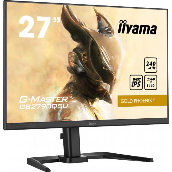 Iiyama GB2790QSU-B5 Monitor PC 68,6 cm [27] 2560 x 1440 Pixel Wide Quad HD LCD Nero (iiyama G-Master GB2790QSU-B5 Gold Phoenix 27' 240Hz 1ms Gaming Monitor)IiyamaGB2790QSU-B5