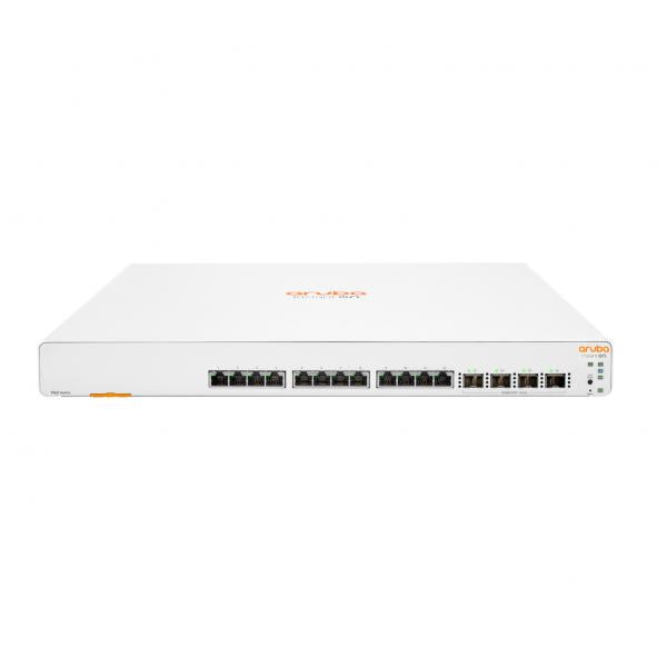 HPE Aruba Networking Networking Instant On Switch 12p 10GBT 4p SFP+ 1960 (HPE Networking Instant On 1960 12XGT 4SFP+ Switch - Switch - L2+ - intelligente - 12 x 100/1000/10000 + 4 x 10 Gigabit SFP+ - montabile su rack - BTO)Hpe0190017521770JL805A#ABB