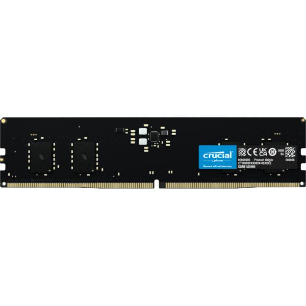 Crucial CT8G56C46U5 memoria 8 GB 1 x 8 GB DDR5 288-pin DIMM Data Integrity Check [verifica integrità dati] (8Gb [1X8Gb] Ddr5-5600 Cl46 - Ram Arbeitsspeicher Memory - Module 5600 Mhz Ecc - Warranty: 12M)CrucialCT8G56C46U5