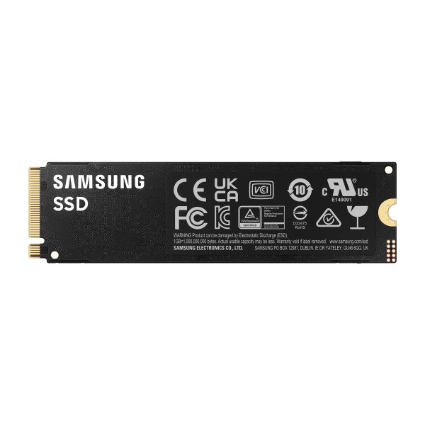 Samsung SSD 990 PRO NVMe M.2 SSD (Samsung 990 PRO MZ-V9P4T0BW - SSD - encrypted - 4 TB - internal - M.2 2280 - PCIe 4.0 x4 [NVMe] - 256-bit AES - TCG Opal Encryption)SamsungMZ-V9P4T0BW