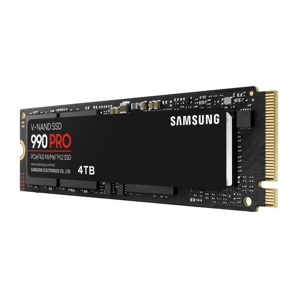 Samsung SSD 990 PRO NVMe M.2 SSD (Samsung 990 PRO MZ-V9P4T0BW - SSD - encrypted - 4 TB - internal - M.2 2280 - PCIe 4.0 x4 [NVMe] - 256-bit AES - TCG Opal Encryption)SamsungMZ-V9P4T0BW