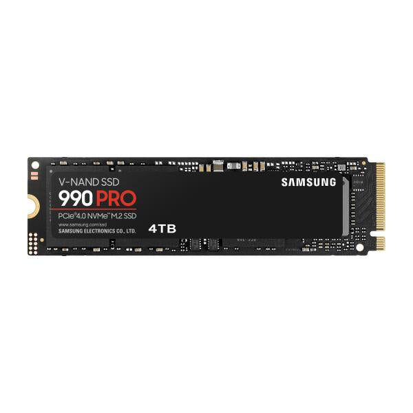 Samsung SSD 990 PRO NVMe M.2 SSD (Samsung 990 PRO MZ-V9P4T0BW - SSD - encrypted - 4 TB - internal - M.2 2280 - PCIe 4.0 x4 [NVMe] - 256-bit AES - TCG Opal Encryption)SamsungMZ-V9P4T0BW