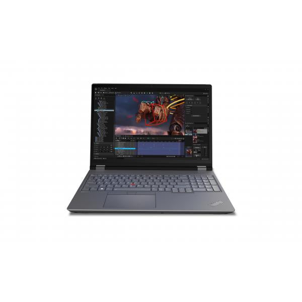 Lenovo ThinkPad P16 Gen 2 Intel Core i9 i9-13980HX Workstation mobile 40,6 cm [16] WQXGA 32 GB DDR5-SDRAM 1 TB SSD NVIDIA RTX 3500 Ada Wi-Fi 6E [802.11ax] Windows 11 Pro Grigio, Nero Francese (P16 G2 i9-13980HX/32G/1TBM2/WQXGA/GC/4U/F/W11P. SOFTWARE:...