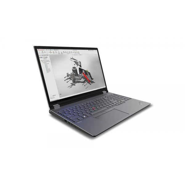 Lenovo ThinkPad P16 Gen 2 Intel Core i7 i7-13850HX Workstation mobile 40,6 cm [16] WQXGA 32 GB DDR5-SDRAM 1 TB SSD NVIDIA RTX 3500 Ada Wi-Fi 6E [802.11ax] Windows 11 Pro Francese Grigio, Nero (P16 G2 i7-13850HX/32GB/1TBM2/WQXGA/GC/4U/W11P. SOFTWARE: ...