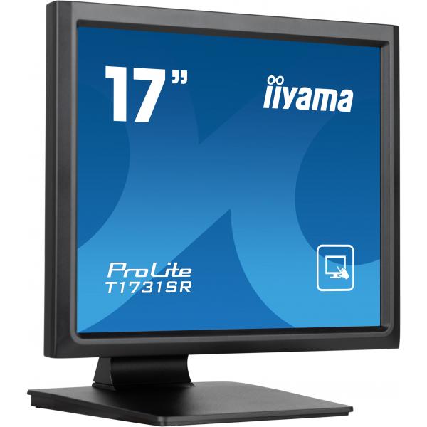 Iiyama ProLite T1731SR-B1S Monitor PC 43,2 cm [17] 1280 x 1024 Pixel SXGA LCD Touch screen Nero (iiyama ProLite T1731SR-B1S computer monitor 43.2 cm [17'] 1280 x 1024 pixels SXGA LCD Touchscreen Black)Iiyama4948570122127T1731SR-B1S