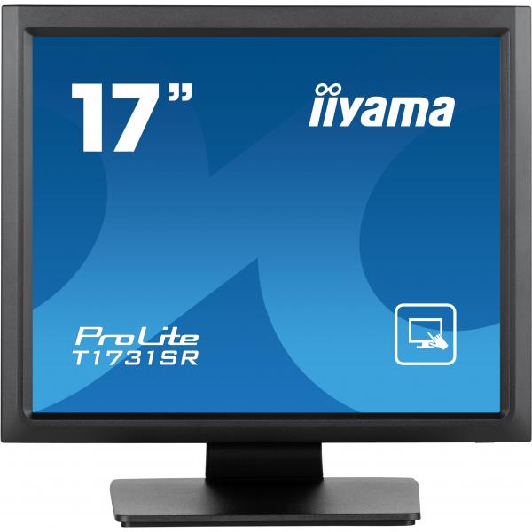 Iiyama ProLite T1731SR-B1S Monitor PC 43,2 cm [17] 1280 x 1024 Pixel SXGA LCD Touch screen Nero (T1731SR-B1S 17IN 1280 X 1024 - SPEAKERS VGA DISPLAYPORT HD)Iiyama4948570122127T1731SR-B1S