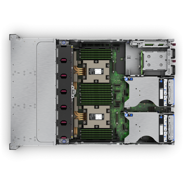 HPE ProLiant DL385 Gen11 server 0 GB Armadio [2U] AMD EPYC 9124 3 GHz 32 GB DDR5-SDRAM 1000 W (HPE PROLIANT DL385 GEN11 AMD EPYC,9124 3GHz 32GB MR408I-O 1GB 4-PORT,8x SFF SATA 1000W)HpeP59705-421
