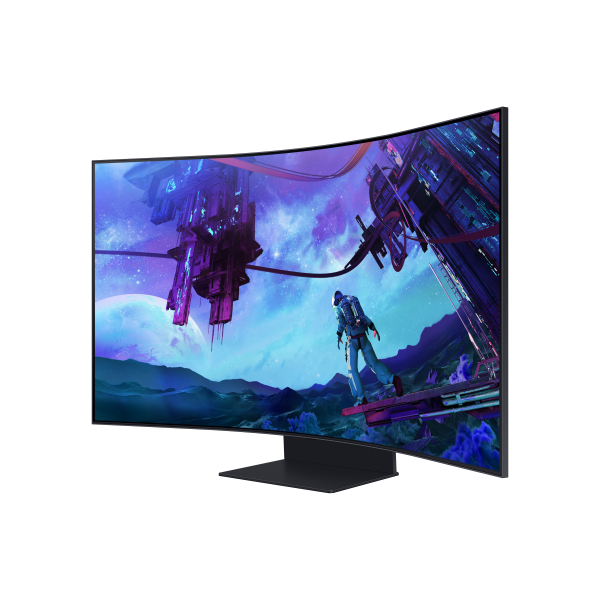 Samsung Monitor Gaming Odyssey Ark 2 Gen. da 55 UHD Curvo (Samsung Odyssey Ark S55CG970NU sk?rm -)SamsungLS55CG970NUXEN