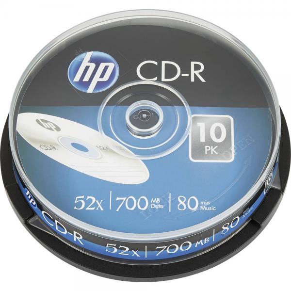 HP CDR 52X 10PK cake box HP 700MBHp471021212933369308