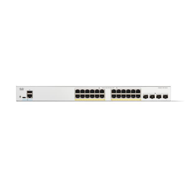 Cisco C1200-24FP-4X switch di rete Gestito L2/L3 Gigabit Ethernet [10/100/1000] Bianco (CATALYST 1200 24-PORT GE FULL - POE 4X10G SFP+)CiscoC1200-24FP-4X