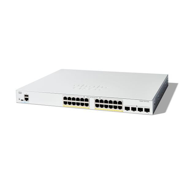 Cisco C1200-24FP-4X switch di rete Gestito L2/L3 Gigabit Ethernet [10/100/1000] Bianco (CATALYST 1200 24-PORT GE FULL - POE 4X10G SFP+)CiscoC1200-24FP-4X