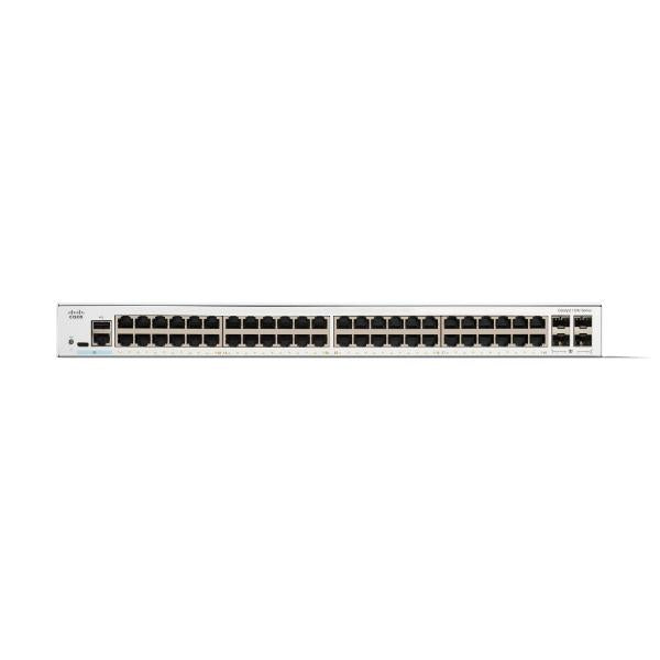 Cisco C1200-48T-4G switch di rete Gestito L2/L3 Gigabit Ethernet [10/100/1000] Bianco (CATALYST 1200 48-PORT GE 4X1G - SFP)CiscoC1200-48T-4G