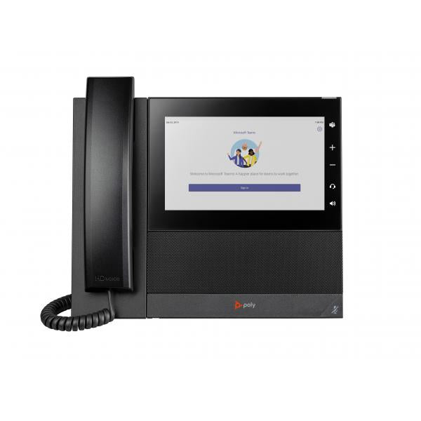 HP Poly Telefono multimediale aziendale Poly CCX 600 per Microsoft Teams e abilitato per PoE (POLY CCX 600 BMP MS POE-E - )Hp Poly82Z84AA