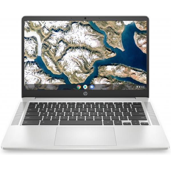 HP Chromebook 14a-na0078nl 35,6 cm [14] Full HD Intel Celeron N N4120 4 GB LPDDR4-SDRAM 64 GB eMMC Wi-Fi 5 [802.11ac] ChromeOS Argento (14A-NA0078NL CELERON N4120 QUAD - 4GB 64GB SSD 14IN CHROME OS MINE)Hp01974985052378Y635EA#ABZ