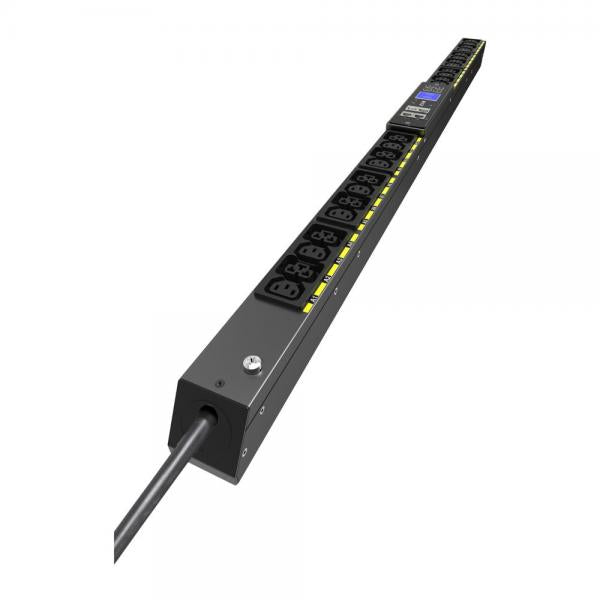 Eaton EVMIFC20A unità di distribuzione dell'energia [PDU] 24 presa[e] AC 22.5U Nero (PDU G4 MI 0U C20 16A 1P 12XC13 - 12XC39)Eaton3553340697272EVMIFC20A