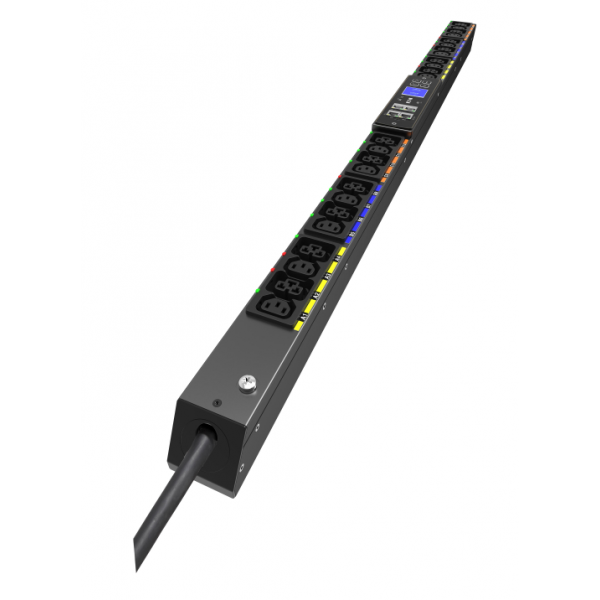 Eaton Power Distribution Units [PDUs] unità di distribuzione dell'energia [PDU] 24 presa[e] AC 22.5U Nero (PDU G4 MA 0U 309 16A 3P 12xC13,12xC39 EVMAF316A)Eaton3553340696985EVMAF316A