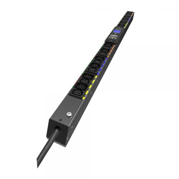 Eaton Power Distribution Units [PDUs] unità di distribuzione dell'energia [PDU] 24 presa[e] AC 22.5U Nero (PDU G4 MA 0U 309 16A 3P 12xC13,12xC39 EVMAF316A)Eaton3553340696985EVMAF316A