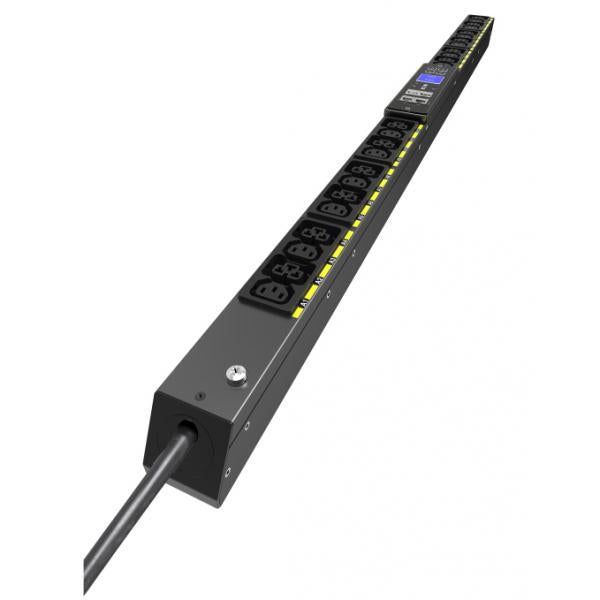 Eaton EVMIF116A unità di distribuzione dell'energia [PDU] 24 presa[e] AC 22.5U Nero (PDU G4 MI 0U 309 16A 1P 12xC13,12xC39)Eaton3553340697241EVMIF116A