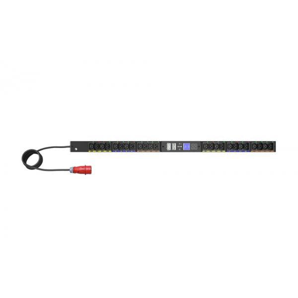 Eaton EVSWF316A unità di distribuzione dell'energia [PDU] 24 presa[e] AC 22.5U Nero (PDU G4 SW 0U 309 16A 3P 12XC13 - 12XC39)Eaton3553340697234EVSWF316A