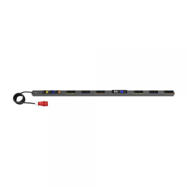 Eaton EVMAF332A unità di distribuzione dell'energia [PDU] 24 presa[e] AC 39U Nero (Eaton G4 - Power distribution unit [rack-mountable] - managed - AC 240/415 V - 22 kW - 3-phase - Ethernet 10/100/1000, serial - input: IEC 60309 32A - output connector...