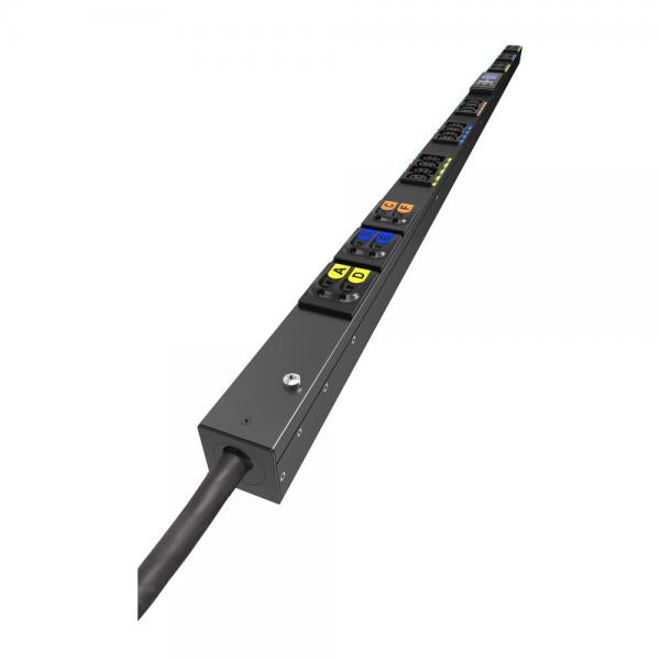Eaton EVMAF332A unità di distribuzione dell'energia [PDU] 24 presa[e] AC 39U Nero (Eaton G4 - Power distribution unit [rack-mountable] - managed - AC 240/415 V - 22 kW - 3-phase - Ethernet 10/100/1000, serial - input: IEC 60309 32A - output connector...