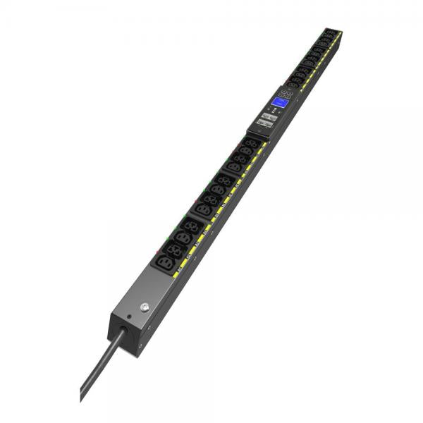 Eaton EVSWFC20A unità di distribuzione dell'energia [PDU] 24 presa[e] AC 22.5U Nero (PDU G4 SW 0U C20 16A 1P 12XC13 - 12XC39)EatonEVSWFC20A