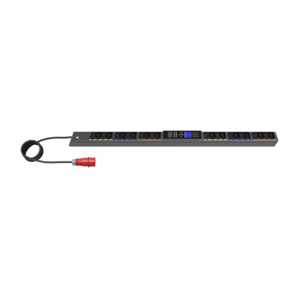 Eaton EVMIF316A unità di distribuzione dell'energia [PDU] 24 presa[e] AC 22.5U Nero (Eaton G4 - Power distribution unit [rack-mountable] - 16A, metered input - AC 240/415 V - 11 kW - 3-phase - Ethernet 10/100/1000, serial - input: IEC 60309 16A - out...