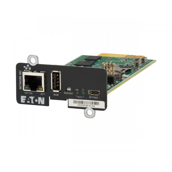 Eaton NETWORK-M3 scheda di rete e adattatore Interno Ethernet 1000 Mbit/s (GIGABIT NETWORK CARD M3 - )Eaton0786689779566NETWORK-M3
