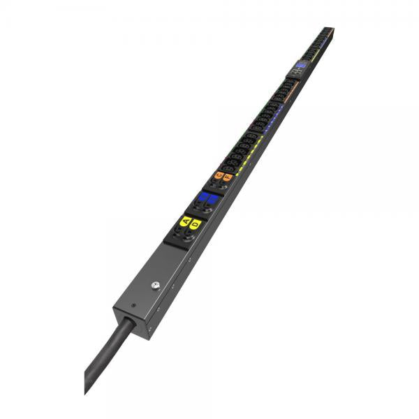 Eaton EVMAF332X unità di distribuzione dell'energia [PDU] 42 presa[e] AC 39U Nero (Eaton G4 - Unit distribuzione alimentazione [montabile in rack] - gestito - 240/415 V c.a. V - 22 kW - trifase - Ethernet 10/100/1000, USB - ingresso: IEC 60309 32A - ...