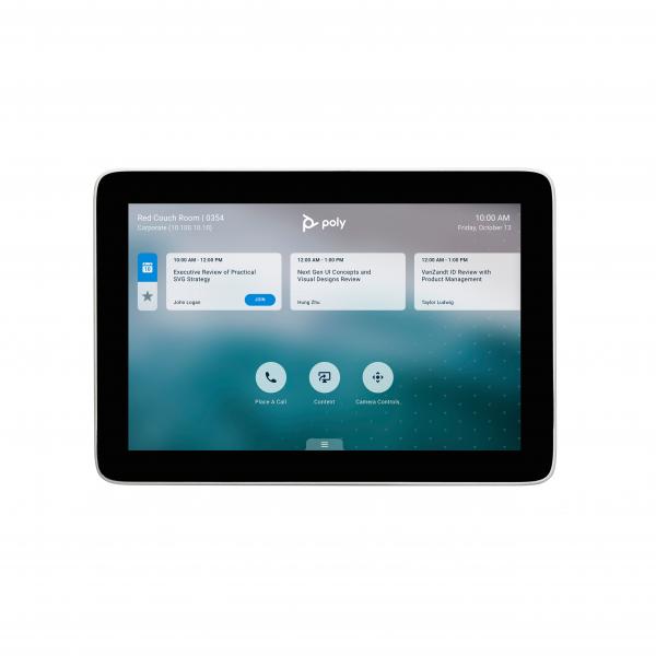 HP Poly TC8 - Touch controller - Zoom Certified, Certified for Microsoft Teams - whiteHp0197961911428875J0AA#AC3