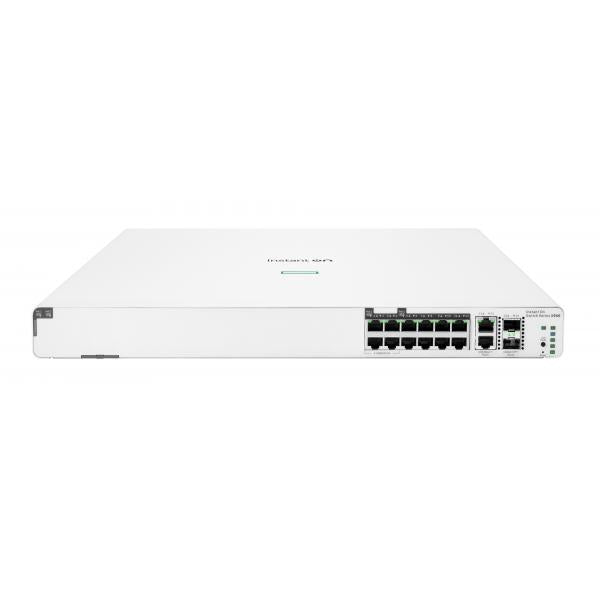 HPE Aruba Instant On 1960 8p 1G Class 4 4p SR1G/2.5G Class 6 PoE 2p 10GBASE-T 2p SFP+ 480W Gestito Gigabit Ethernet [10/100/1000] Supporto Power over Ethernet [PoE] 1U (HPE Aruba Networking IOn 1960 8G 4p2.5 2XT 2XF Sw)HpeS0F35A