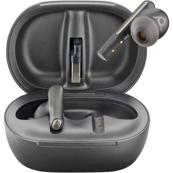 Voyager Free 60+ UC M Carbon - Black Earbuds +BT700 USB-C - Adapter +Touchscreen Charge CaseHp01974970539137Y8H0AA