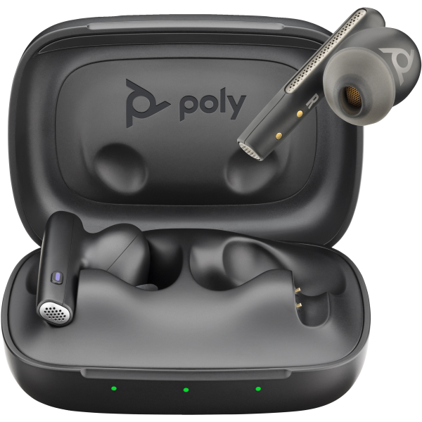 Voyager Free 60 UC M Carbon - Black Earbuds +BT700 USB-C - Adapter +Basic Charge CaseHp01974970543787Y8L8AA